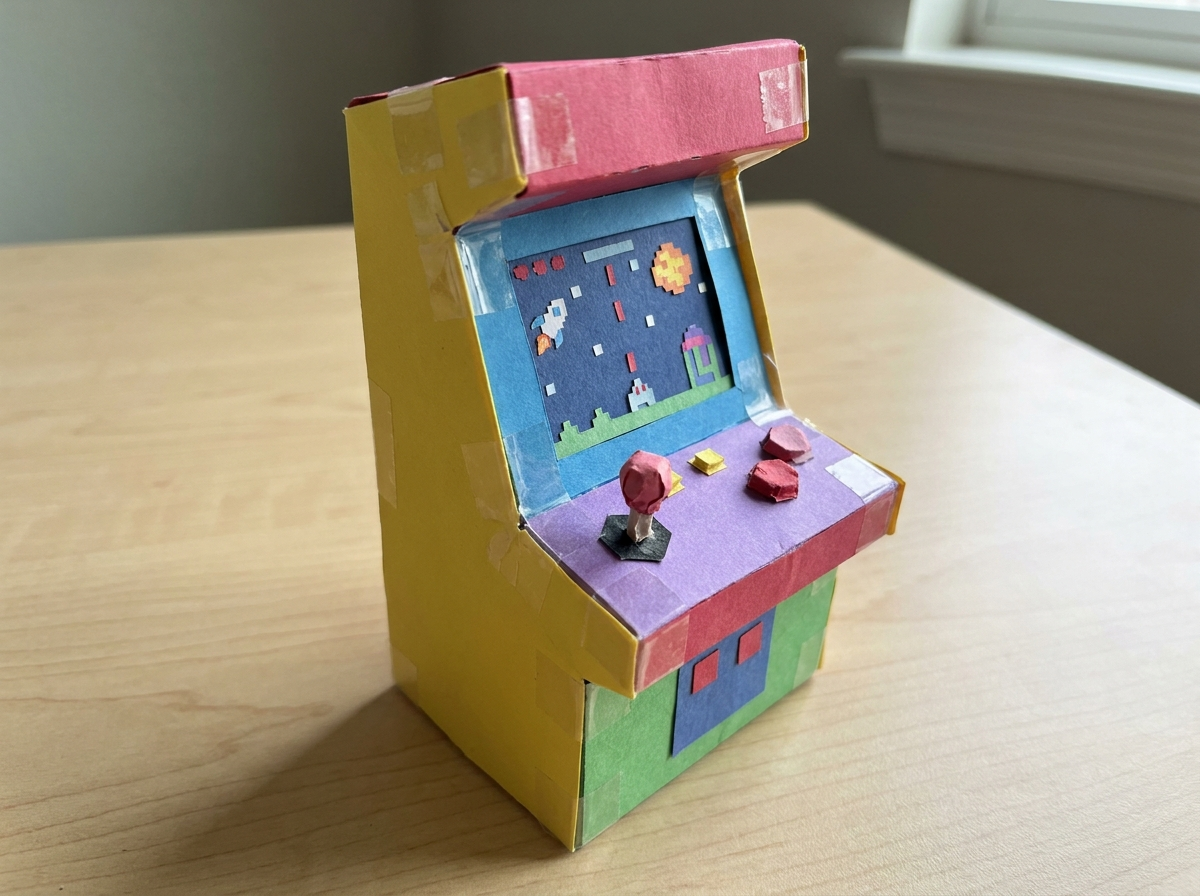 Retro Arcade 3D printable preview